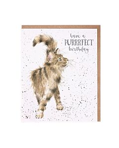 Wrendale Designs "Just Purrrfect" Cat Birthday Card